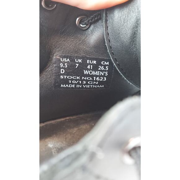 Women's Red Wing Work  Safety Shoes 1623 Comp Toe Black Leather Lace Up  9.5 D - Picture 7 of 10